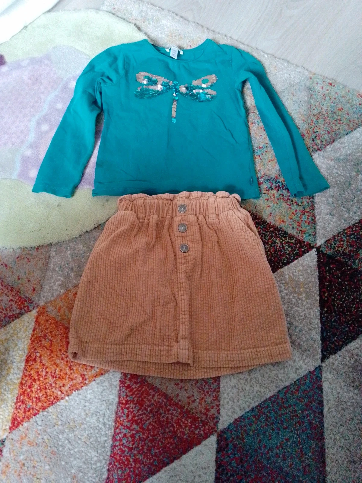 Ensemble jupe fille 5 ans